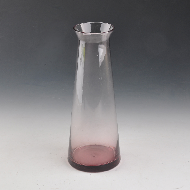 round transparent glass decanters