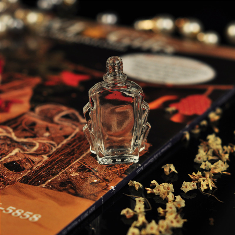tapón de rosca de lujo rociado vidrio disponibles botella de perfume al por mayor