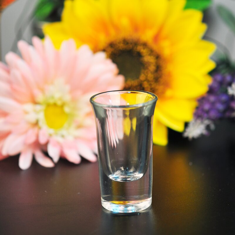 shaped tempered drinking glasses
