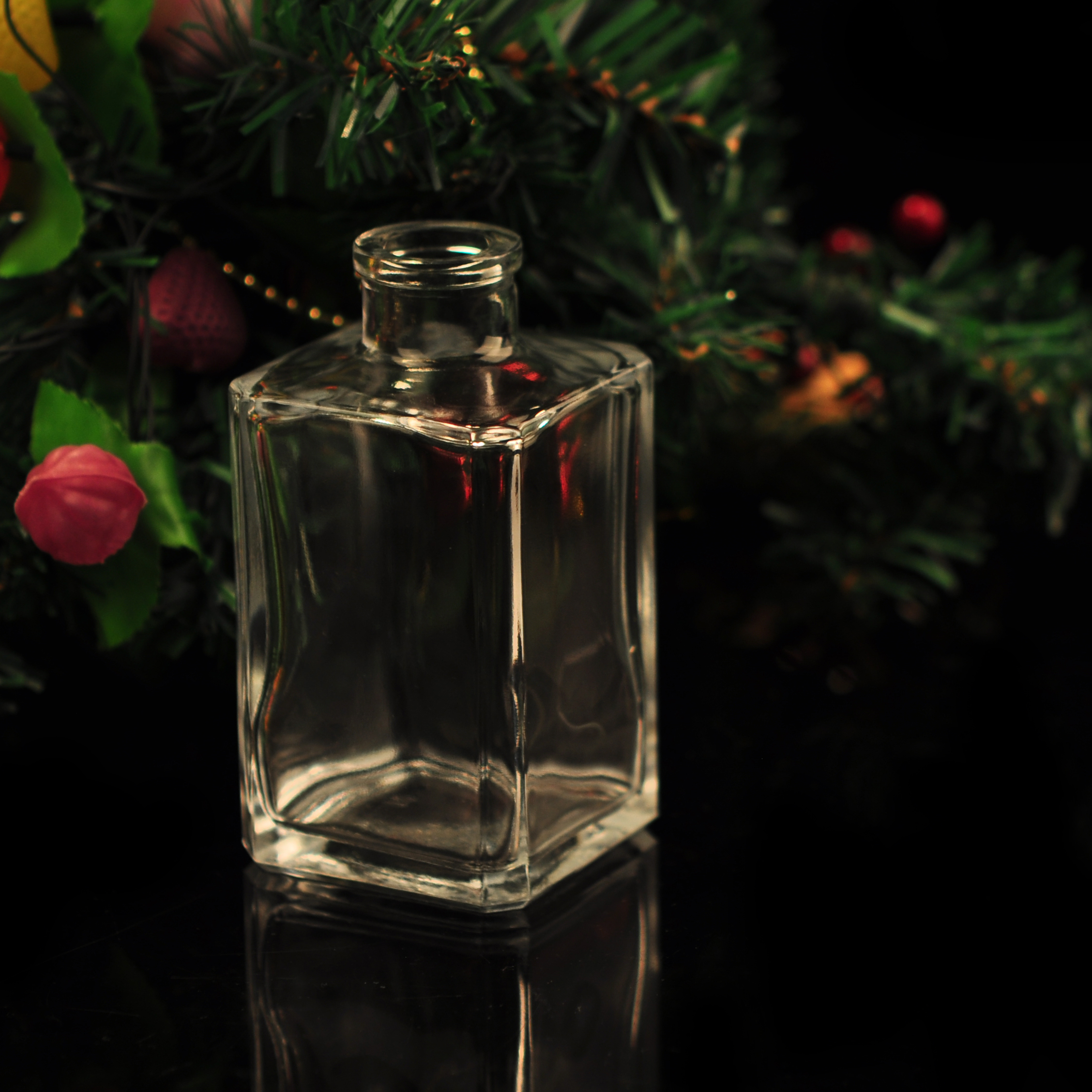 garrafa de vidro quadrado para fragrância