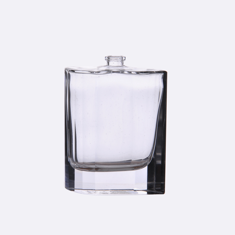 253ミリリットルの正方形ガラス香水瓶