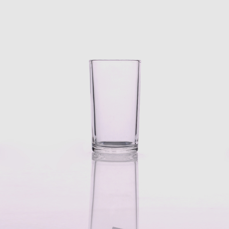 clear tempered drinking glasses