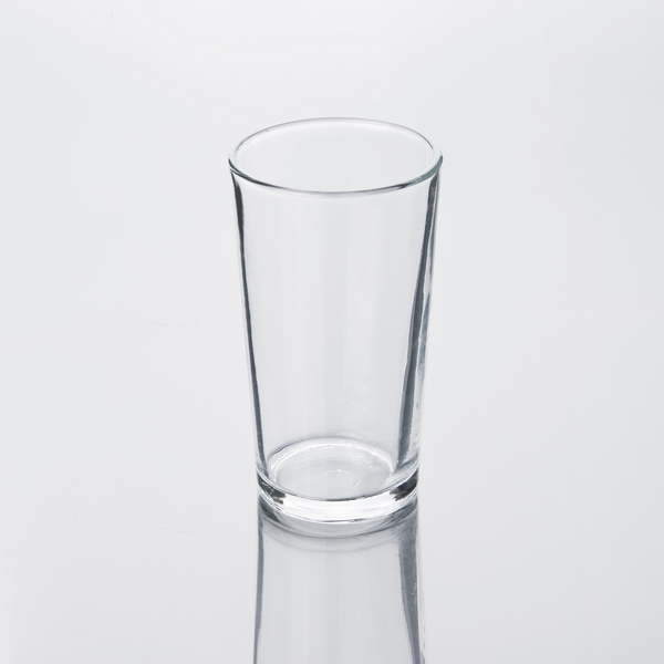 transparent clear lemon cup