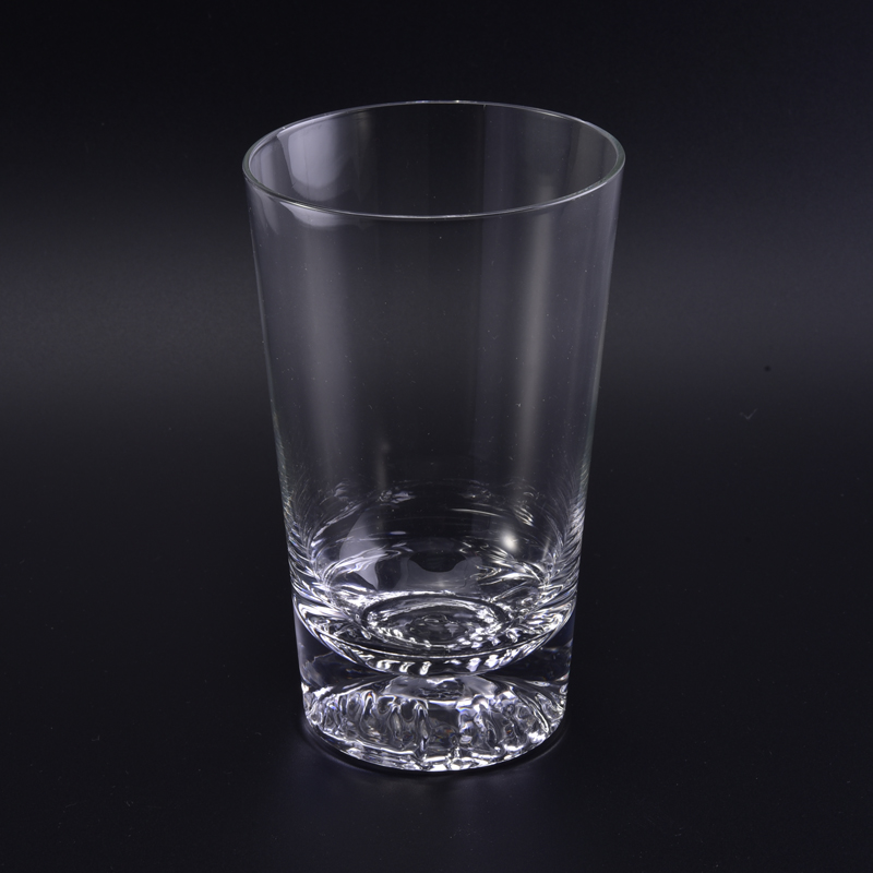 Copo inferior único copo de vidro macio