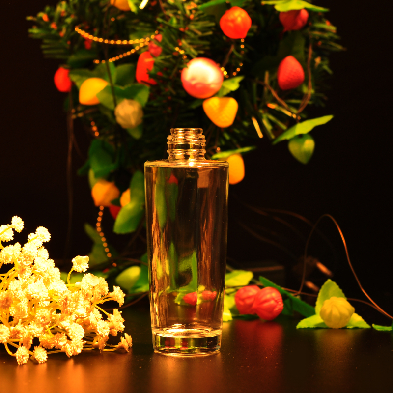 botella de cristal de difusor de aire vacío redondo forma único ambientador perfume