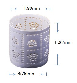 votiva de cerâmica castiçal