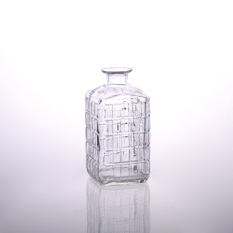 批发中国供应商方形玻璃瓶