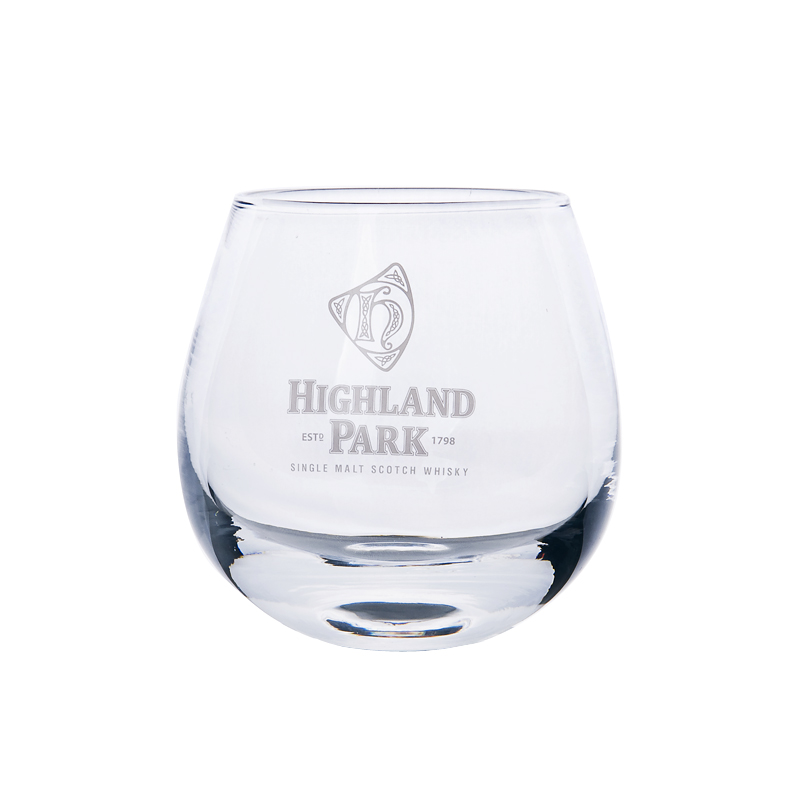 wine glass with logo printing