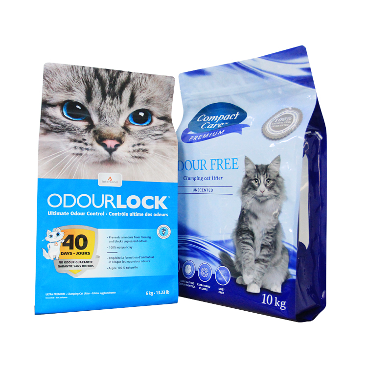 Cat food packaging bag
