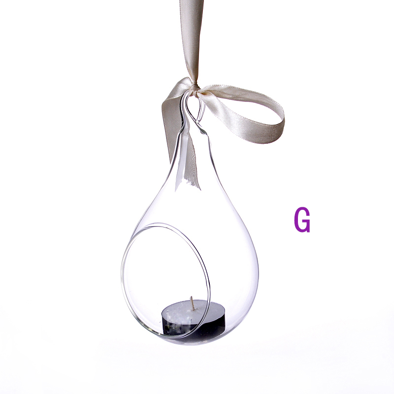 2016 nouvelle suspension fournisseur de vase en verre suspendus, petits vases à fleurs gros
