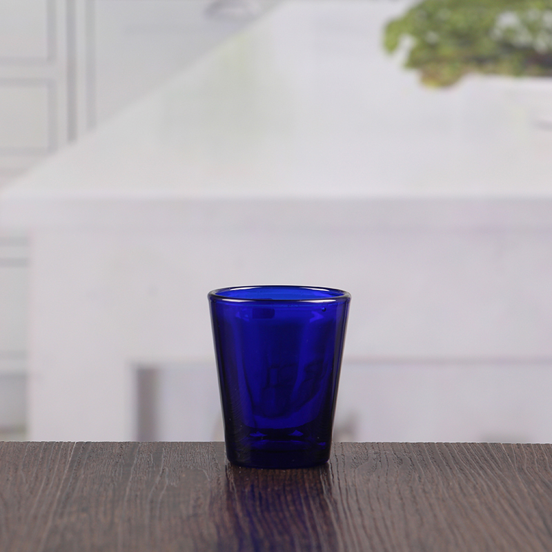 60ML cheap low price blue personalized shot glasses wholesale suppliers