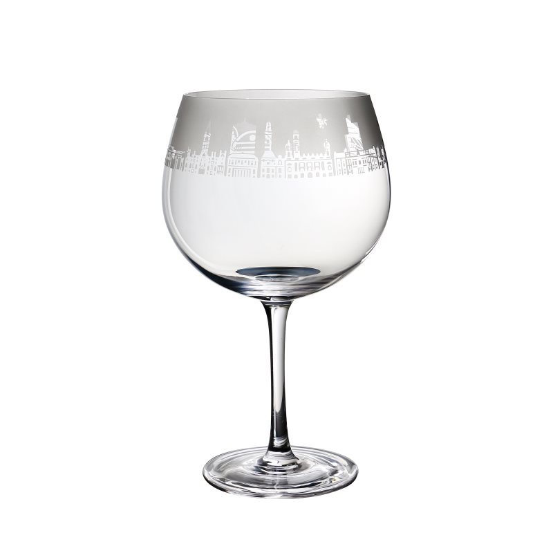 Bicchieri alti G&T Copa de Balon grandi da vino rosso incisi personalizzati da 700 ml per cocktail Gin Tonic