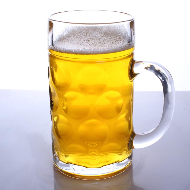 Popular bar de cerveza al por mayor de 1200 ml vaso de cristal