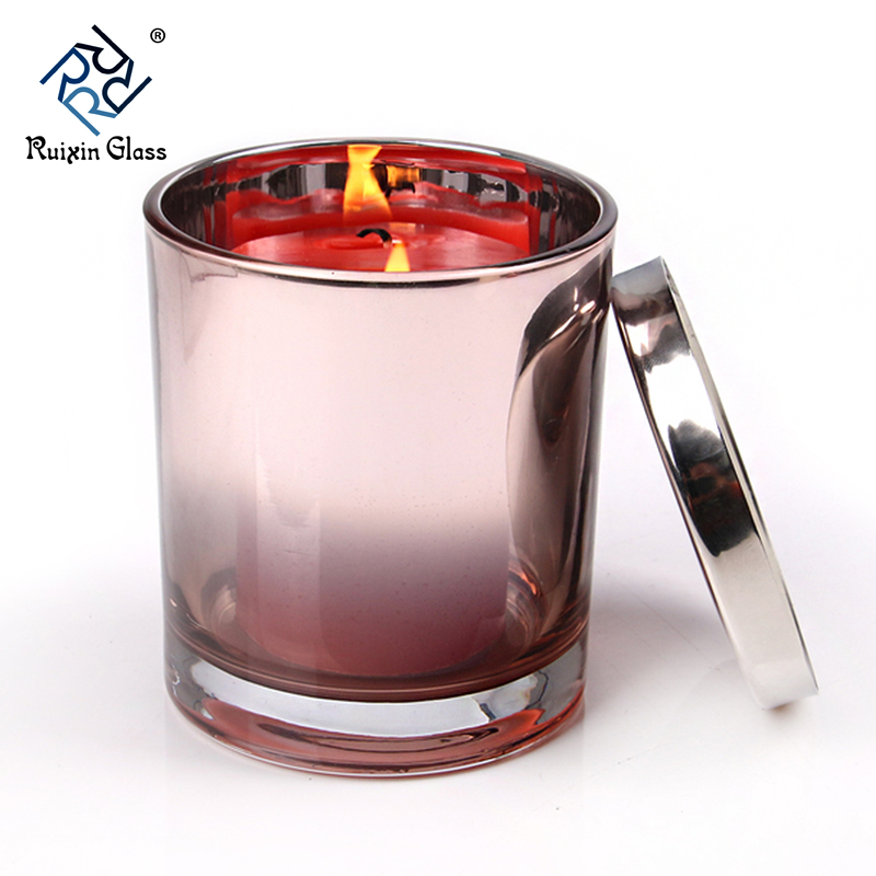 CD068 Eco Friendly Glass Candle Holder Candela personalizzata fornitore di candele