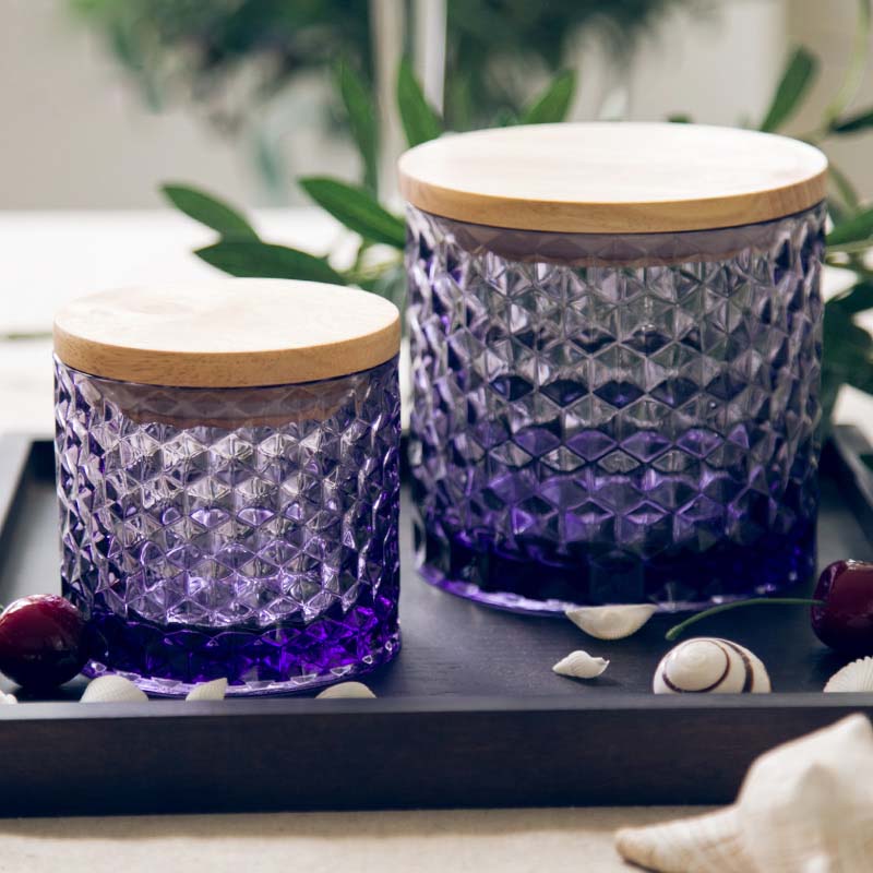CD25 Wholesale Candle Jars With Wooden Lids