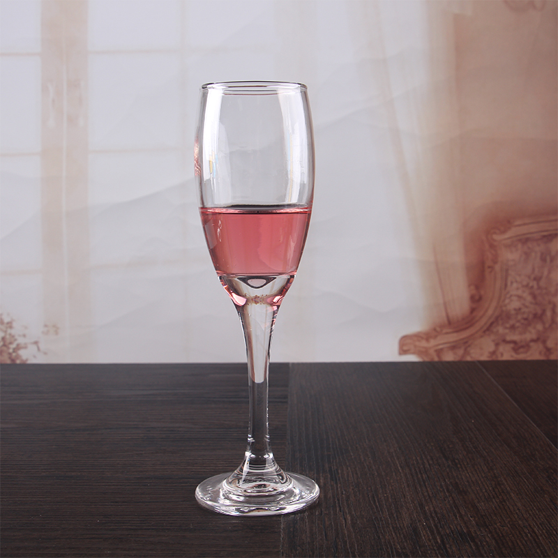 Toptan Çin ucuz 6 oz düğün cam şampanya flüt