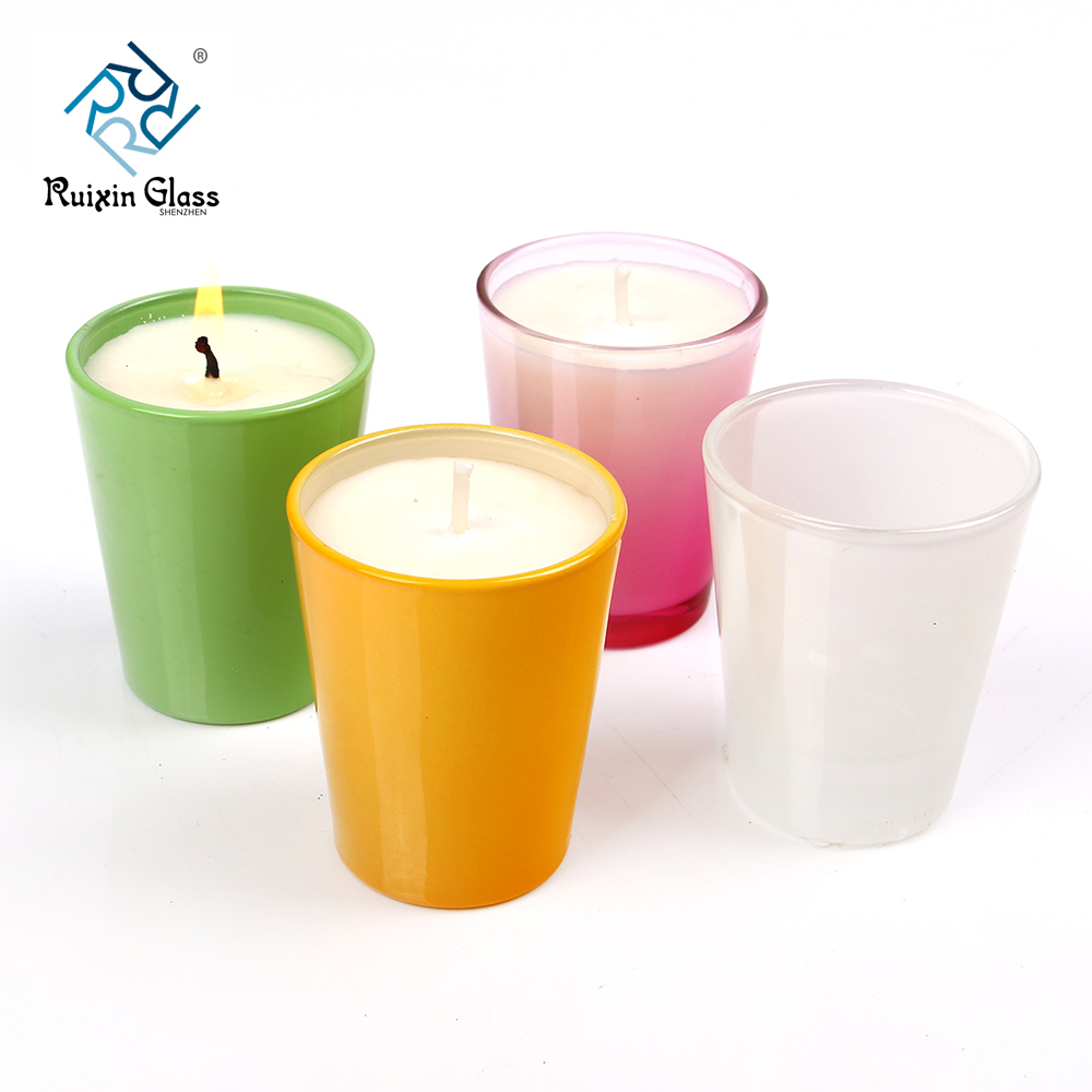 China colored glass candle holders wholesale