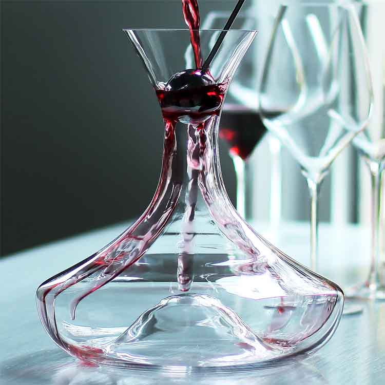 China atacado garrafa de vinho fabricante filtro de vidro