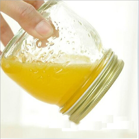 China embossed glass jam jars 250ml wholesale
