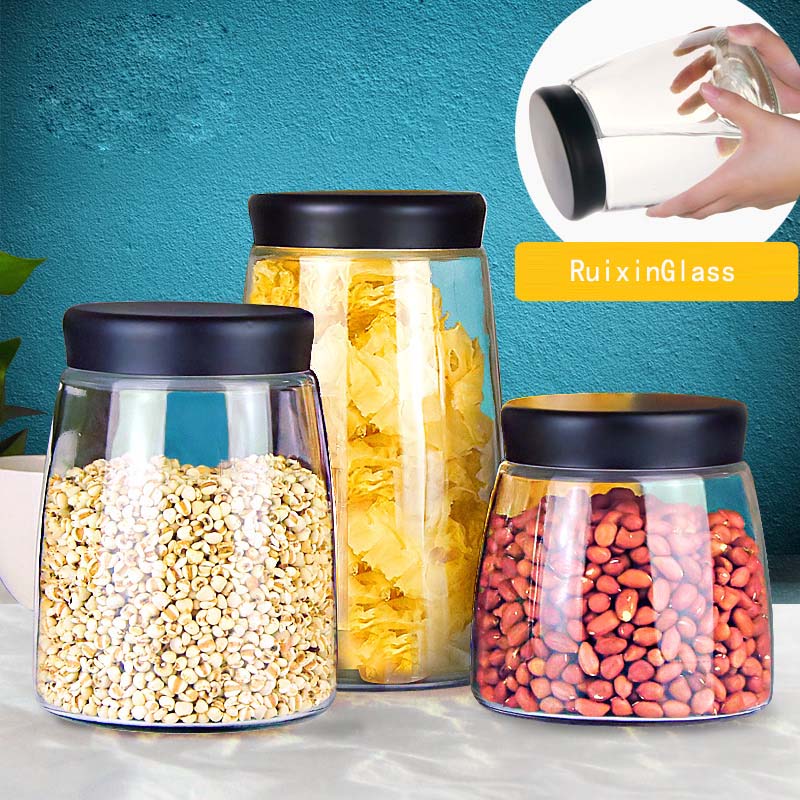 China glass bottle company exporter preserving jars sealed glass jars wholesale