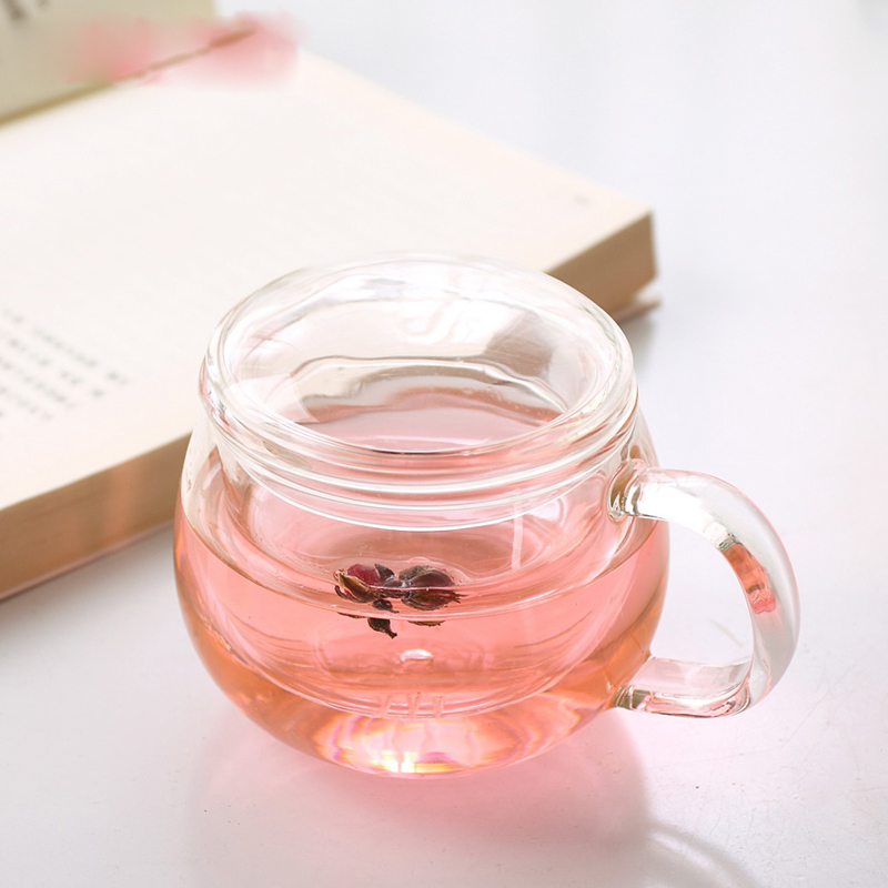 China glass tea cups with handle factory,transparent tea cups supplier