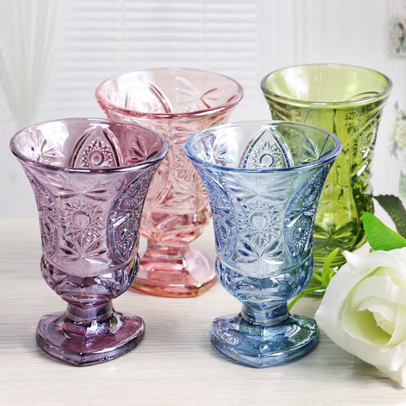 China small juice glasses factory import stained glass cups wholesale