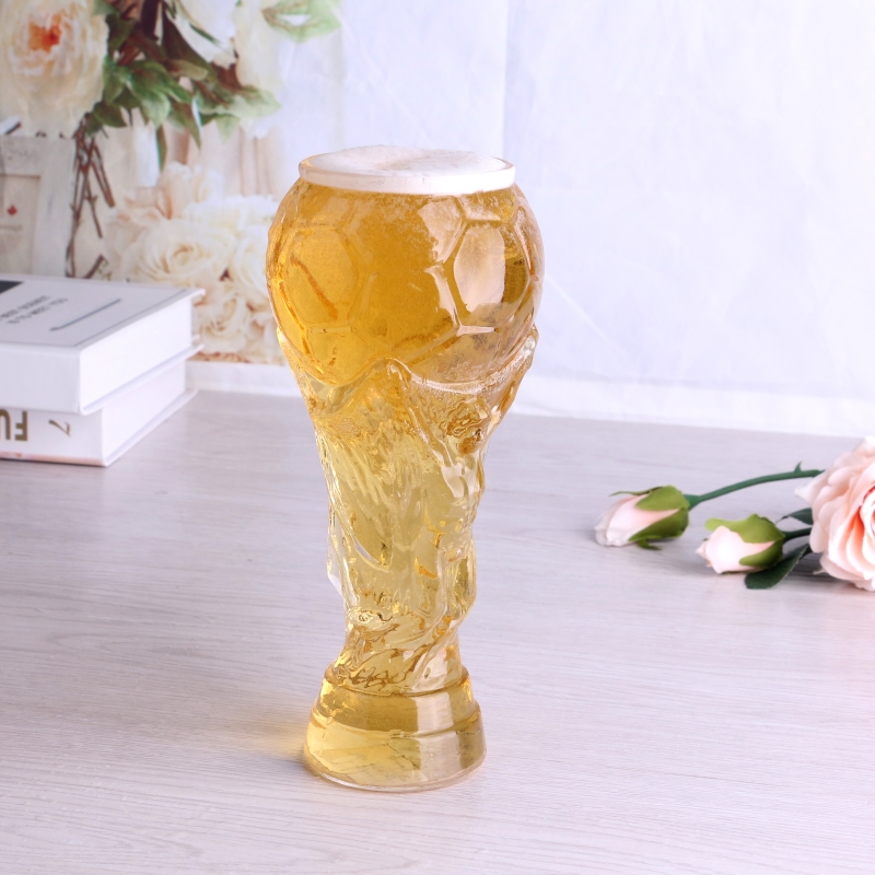 Creative 450ml Beer Glasses Football World Cup Glass Cup For Football Club Fans Party Bar Best Gift