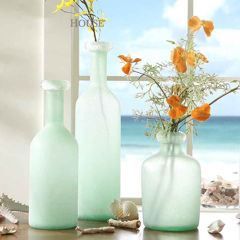 Decorated vases small glass vases wholesale