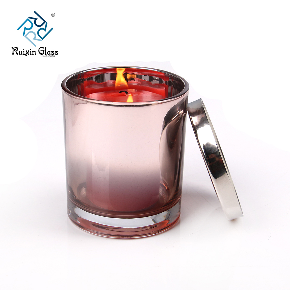 Electroplating Silver Color Stainless Steel Metal Candle Holder
