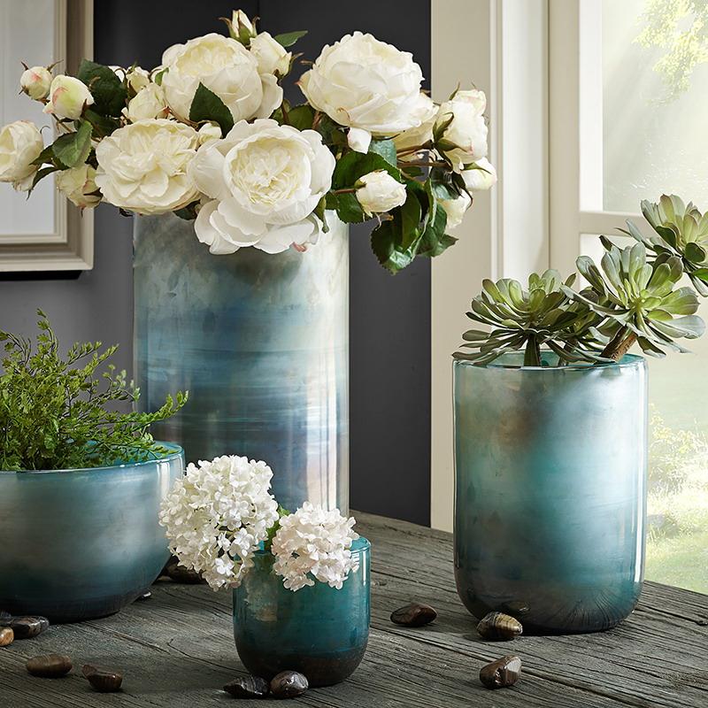 Fashion beautiful glass bowl vases wholesale