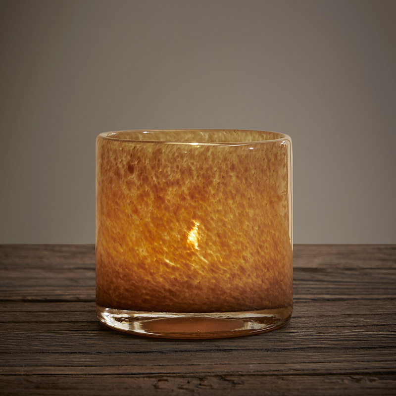 vaso pequeño de proveedores titulares de vela de vidrio fabricante titular de la vela