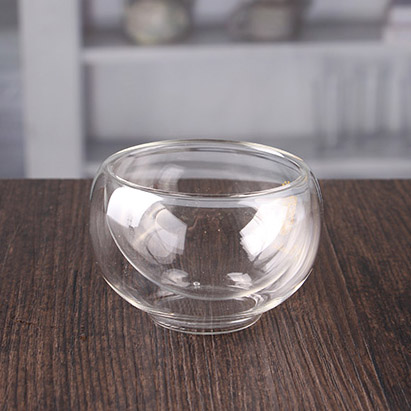 Productos para el hogar de té de la taza de té de vidrio de doble pared taza de té pequeños gafas de té bodum al por mayor
