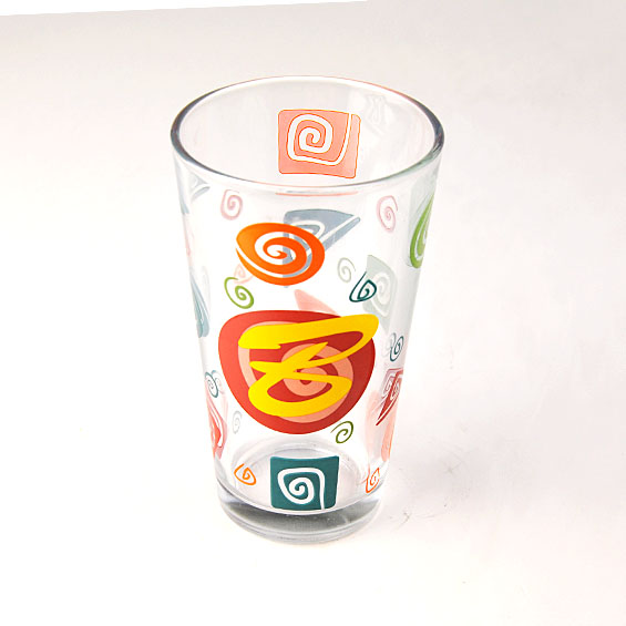 Pretty painting wine glasses drinking cups supplier