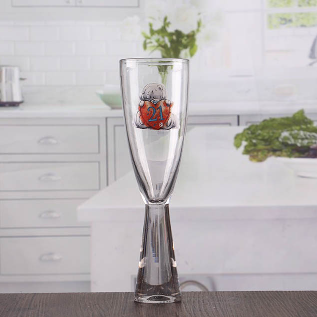 Thick stem fancy champagne glasses cheap funky wine glasses patterned champagne flutes wholesale