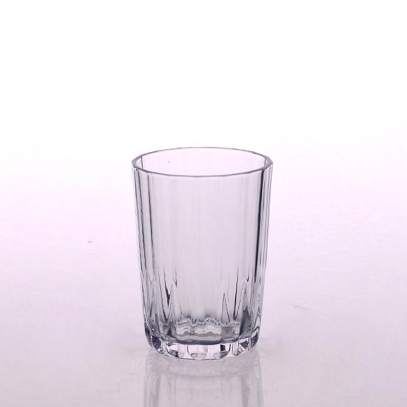 Vetri bevibili di vetro di 12 ounce all'ingrosso bicchierini di acqua quotidiani poco costosi