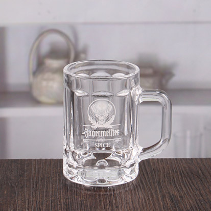La vente en gros de lunettes de bière de 4 oz personnalise la tasse de bière avec le logo