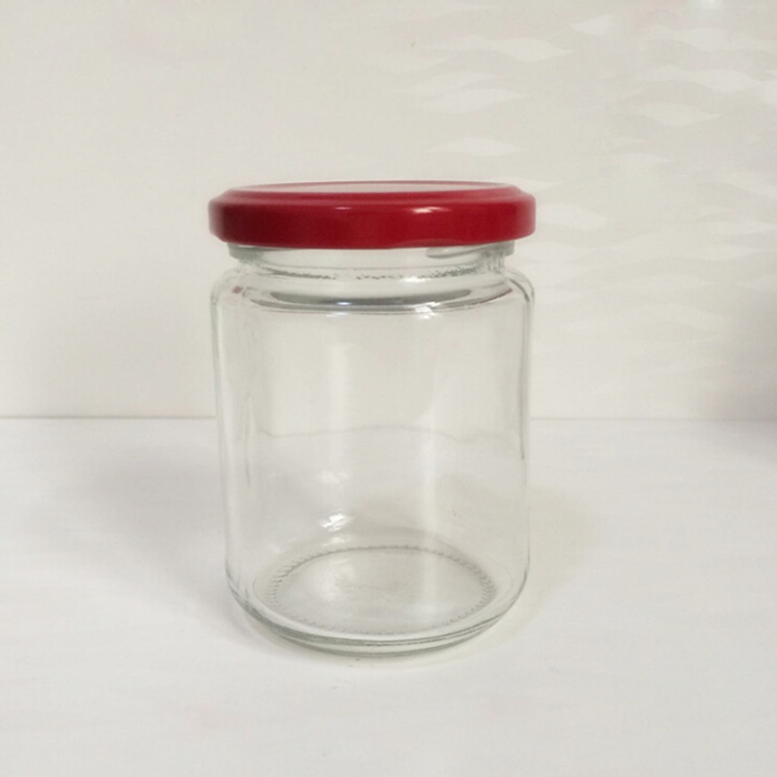 Wholesale Small hermetic round bottom food/jam glass jar bottles sale