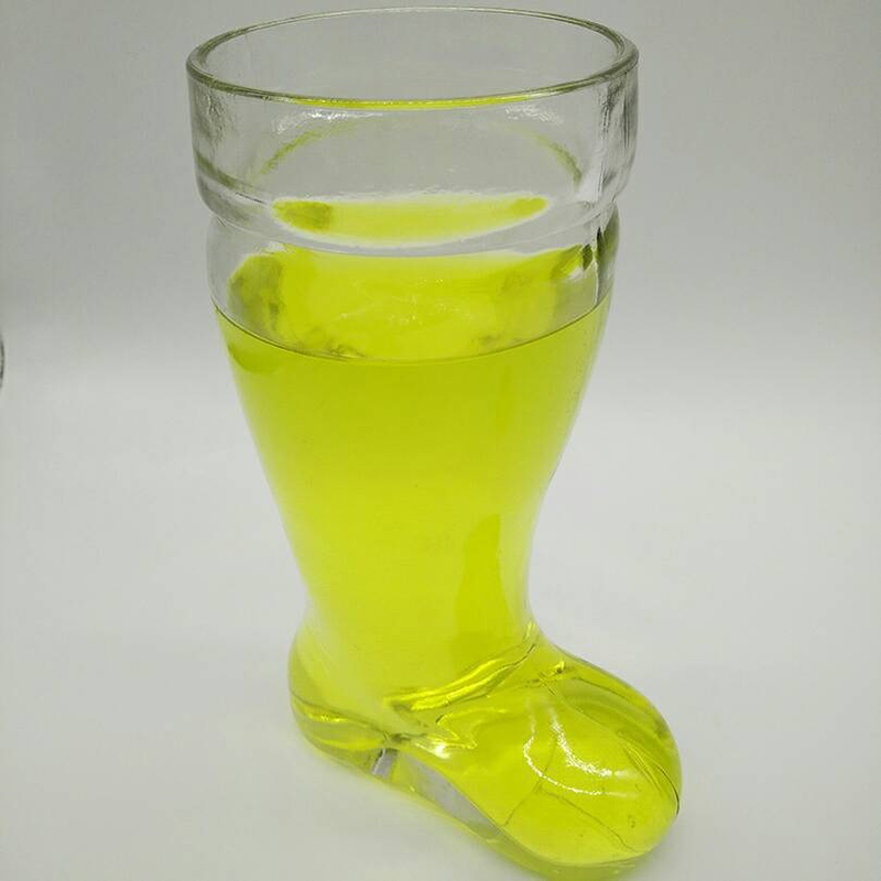 Wholesale custom creative fashion boot shaped beer glass hand made