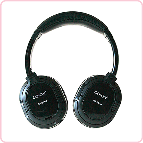 Fones de ouvido sem fio Bluetooth GA281M com faixa macia muito confortável