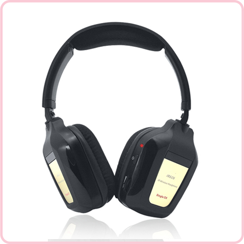 IR-606 Katlanabilir Tasarım IR Araba Sesi için Kablosuz Kulaklık