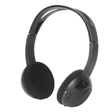 Personal volume control wireless IR Audio headset IR-8366 for car
