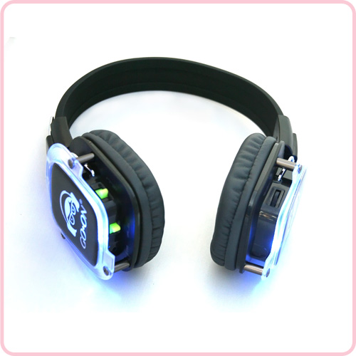 RF-309 comprar silencioso disco fone de ouvido silencioso DJ fone de ouvido com luzes LED