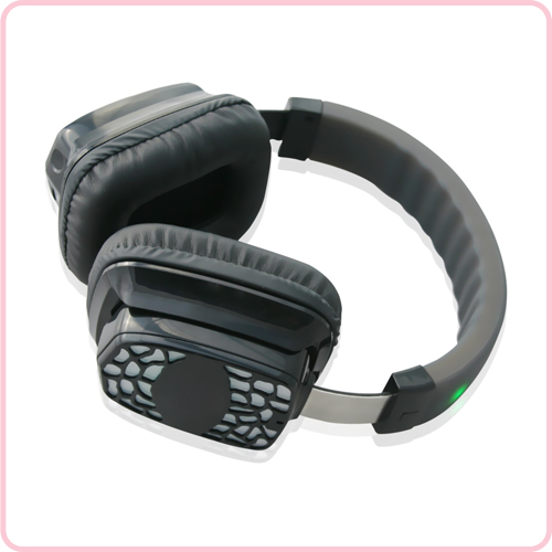 preço headphone RF-609 (Black) Silencioso do partido com luzes LED surpreendentes