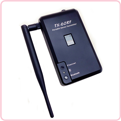 Transmisor inalámbrico recargable TX-60RF para discoteca silenciosa al aire libre