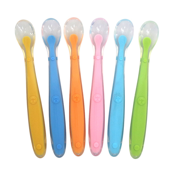 Baby Spoons Soft Silicone Baby Spoon Set for Feeding