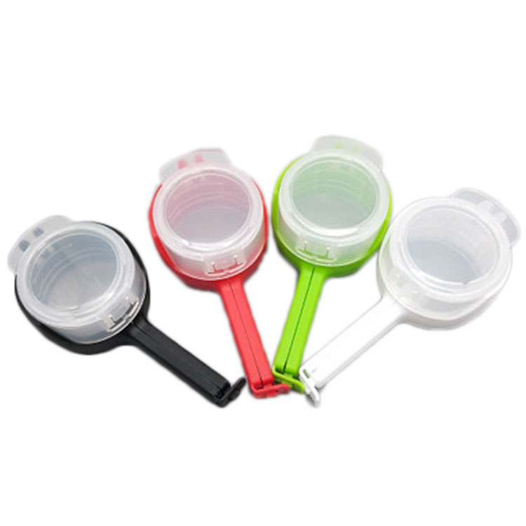 Food Bag Sealing Clips- Plastic Snack Food Storage Bag Clips with Discharge Nozzle Moisture Sealing Clamp with Pour Spouts Pour Food Clips for Kitchen Food Snack Storaging Organizing