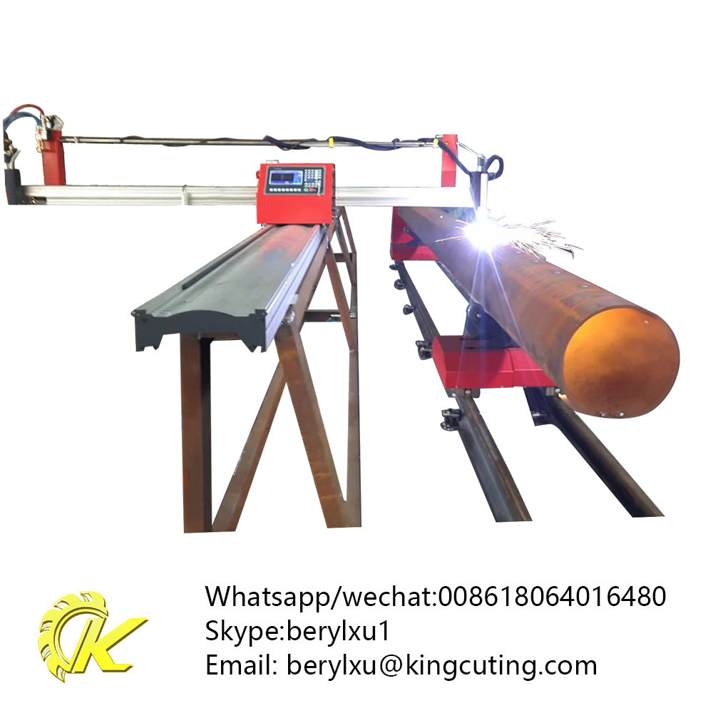precio de descuento mejor máquina de corte de tubos de placa de acero kingcutting fábrica de china