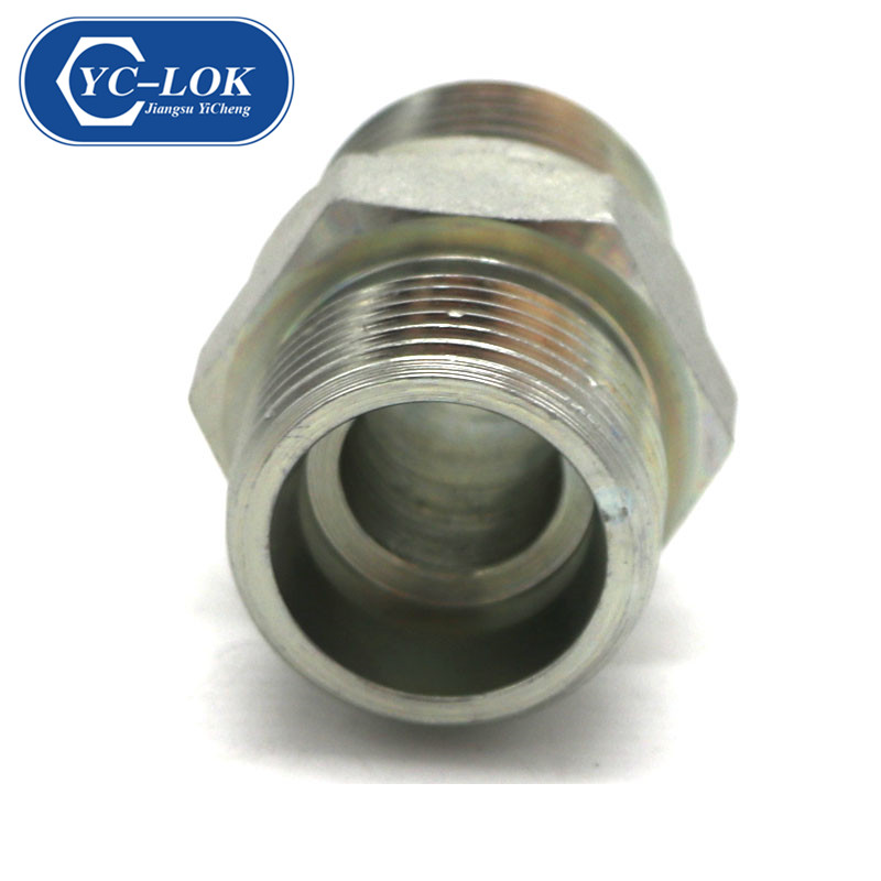 1C Metric male thread NBR or FKM O ring straight connector