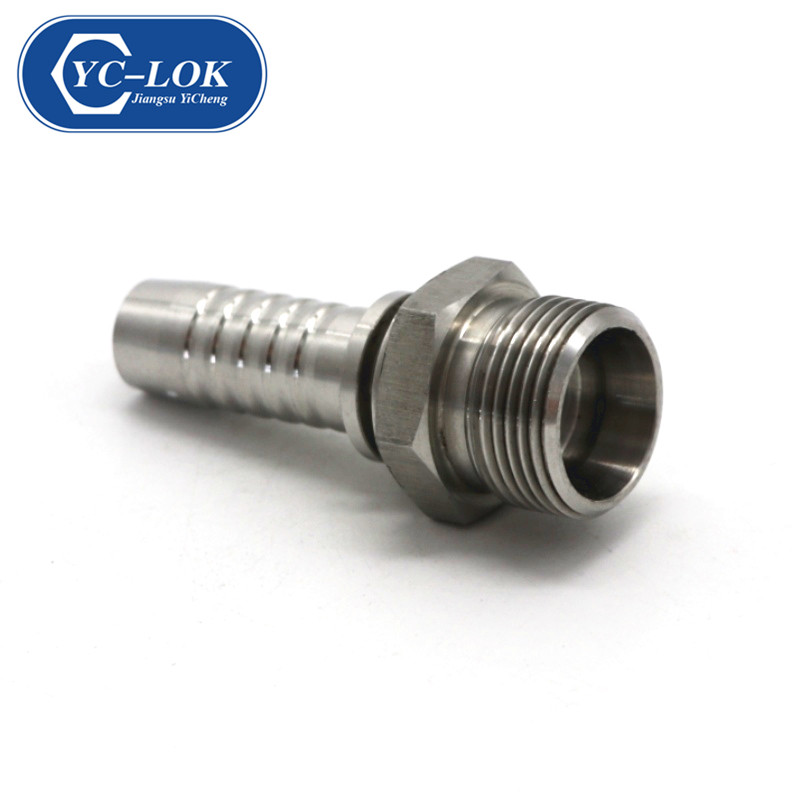 Best Quality SS304 Stainless Steel Straight Hydraulic Ferrule Hose Fitting
