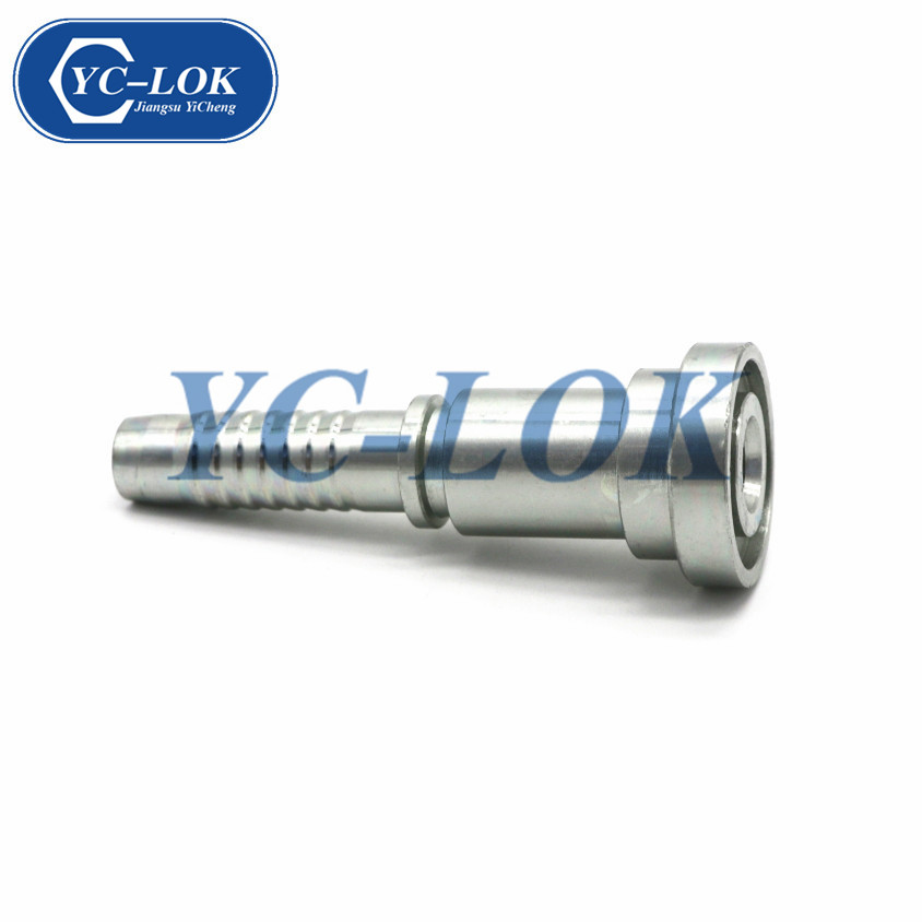 Carbon Steel High Quality Hydraulic SAE Flange with white zinc plating